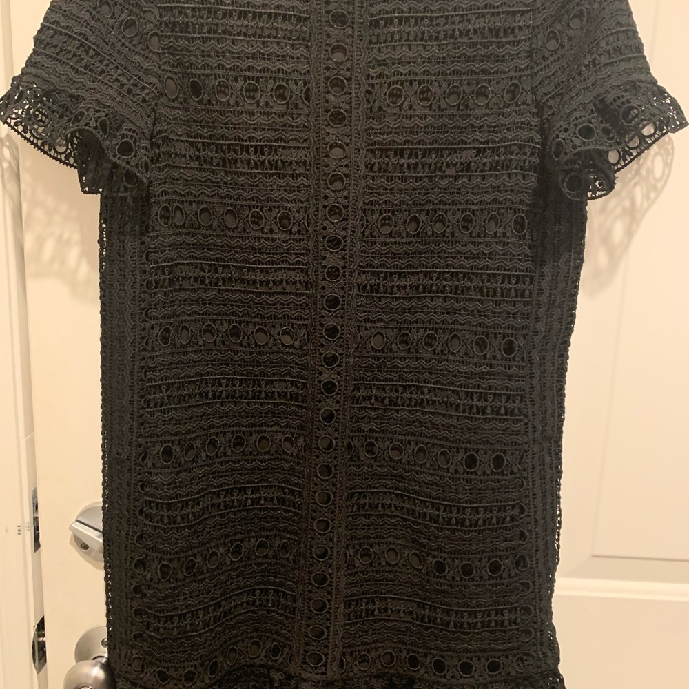 Kate Spade Black Lace Mini Dress
